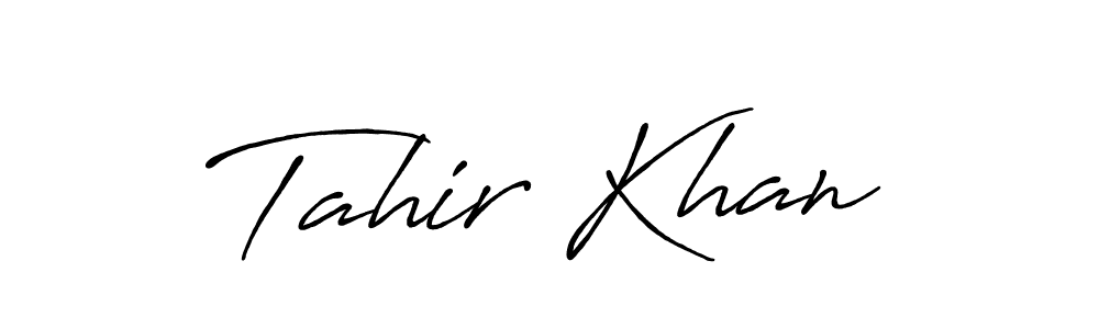 Once you've used our free online signature maker to create your best signature Antro_Vectra_Bolder style, it's time to enjoy all of the benefits that Tahir Khan name signing documents. Tahir Khan signature style 7 images and pictures png