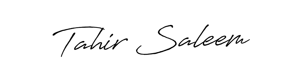 This is the best signature style for the Tahir Saleem name. Also you like these signature font (Antro_Vectra_Bolder). Mix name signature. Tahir Saleem signature style 7 images and pictures png