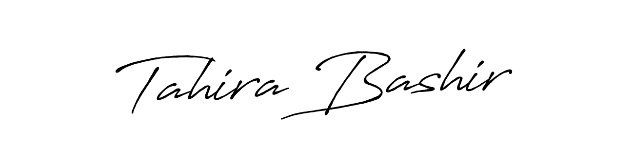 Tahira Bashir stylish signature style. Best Handwritten Sign (Antro_Vectra_Bolder) for my name. Handwritten Signature Collection Ideas for my name Tahira Bashir. Tahira Bashir signature style 7 images and pictures png