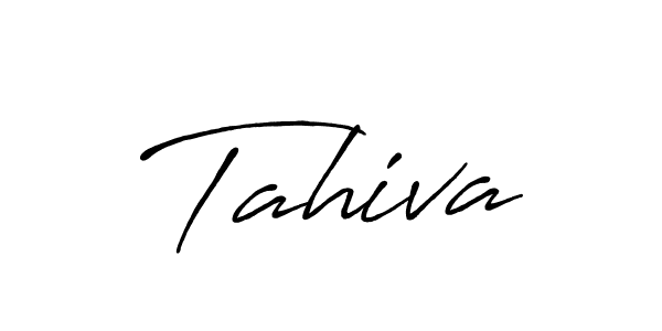 if you are searching for the best signature style for your name Tahiva. so please give up your signature search. here we have designed multiple signature styles  using Antro_Vectra_Bolder. Tahiva signature style 7 images and pictures png