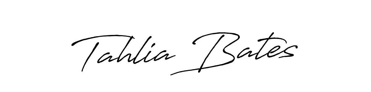Antro_Vectra_Bolder is a professional signature style that is perfect for those who want to add a touch of class to their signature. It is also a great choice for those who want to make their signature more unique. Get Tahlia Bates name to fancy signature for free. Tahlia Bates signature style 7 images and pictures png