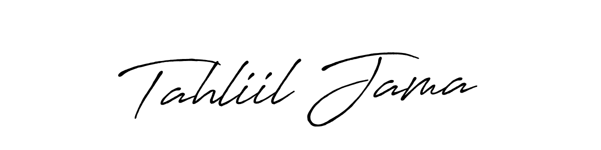 Here are the top 10 professional signature styles for the name Tahliil Jama. These are the best autograph styles you can use for your name. Tahliil Jama signature style 7 images and pictures png