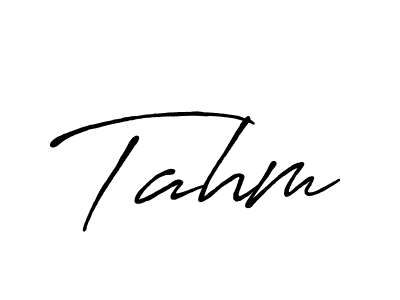 You should practise on your own different ways (Antro_Vectra_Bolder) to write your name (Tahm) in signature. don't let someone else do it for you. Tahm signature style 7 images and pictures png