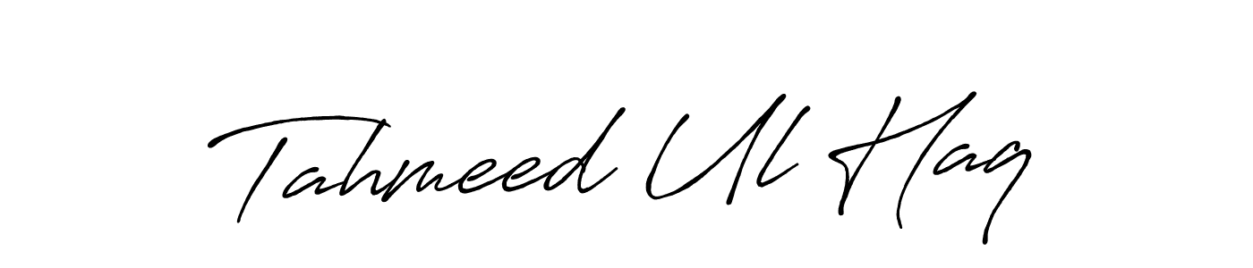 You should practise on your own different ways (Antro_Vectra_Bolder) to write your name (Tahmeed Ul Haq) in signature. don't let someone else do it for you. Tahmeed Ul Haq signature style 7 images and pictures png