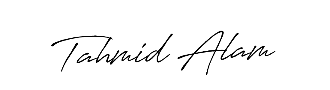 How to make Tahmid Alam signature? Antro_Vectra_Bolder is a professional autograph style. Create handwritten signature for Tahmid Alam name. Tahmid Alam signature style 7 images and pictures png