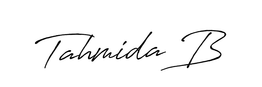 Here are the top 10 professional signature styles for the name Tahmida B. These are the best autograph styles you can use for your name. Tahmida B signature style 7 images and pictures png