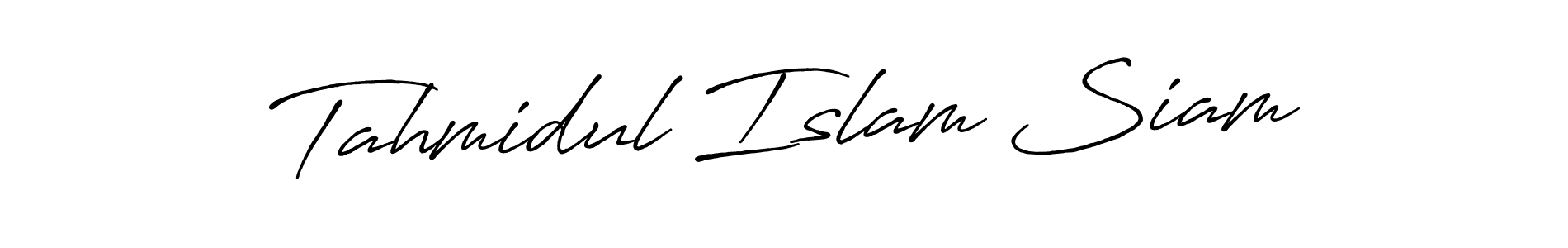 Also we have Tahmidul Islam Siam name is the best signature style. Create professional handwritten signature collection using Antro_Vectra_Bolder autograph style. Tahmidul Islam Siam signature style 7 images and pictures png