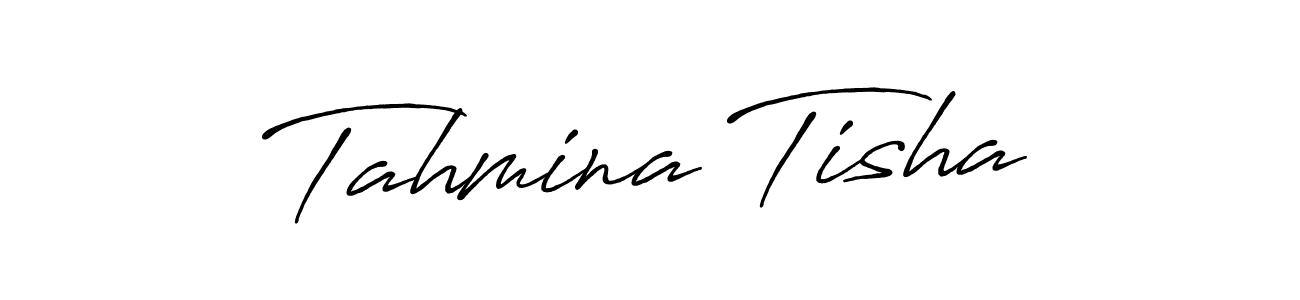 Make a beautiful signature design for name Tahmina Tisha. Use this online signature maker to create a handwritten signature for free. Tahmina Tisha signature style 7 images and pictures png