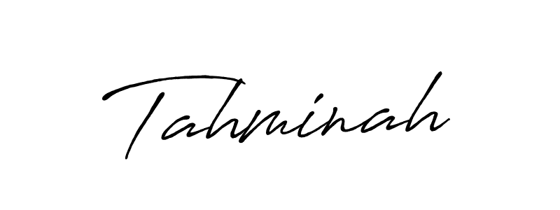 Also we have Tahminah name is the best signature style. Create professional handwritten signature collection using Antro_Vectra_Bolder autograph style. Tahminah signature style 7 images and pictures png