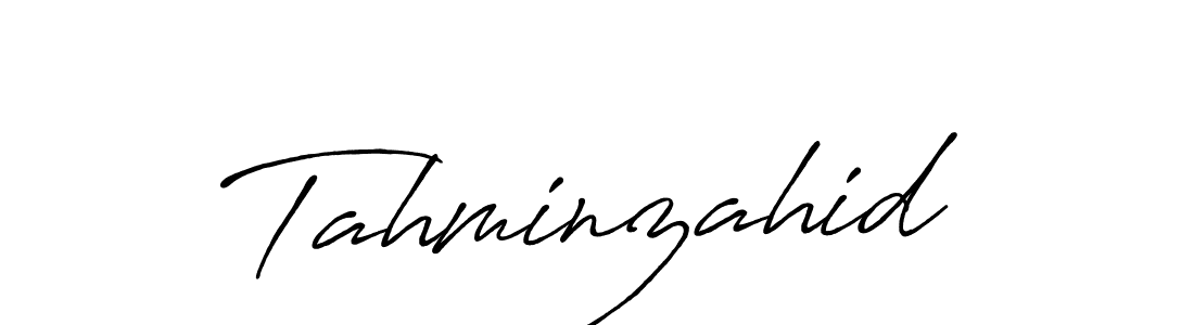 Make a beautiful signature design for name Tahminzahid. Use this online signature maker to create a handwritten signature for free. Tahminzahid signature style 7 images and pictures png
