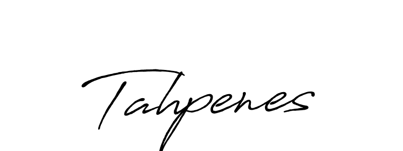 if you are searching for the best signature style for your name Tahpenes. so please give up your signature search. here we have designed multiple signature styles  using Antro_Vectra_Bolder. Tahpenes signature style 7 images and pictures png