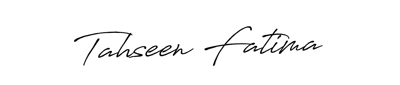 Make a beautiful signature design for name Tahseen Fatima. Use this online signature maker to create a handwritten signature for free. Tahseen Fatima signature style 7 images and pictures png