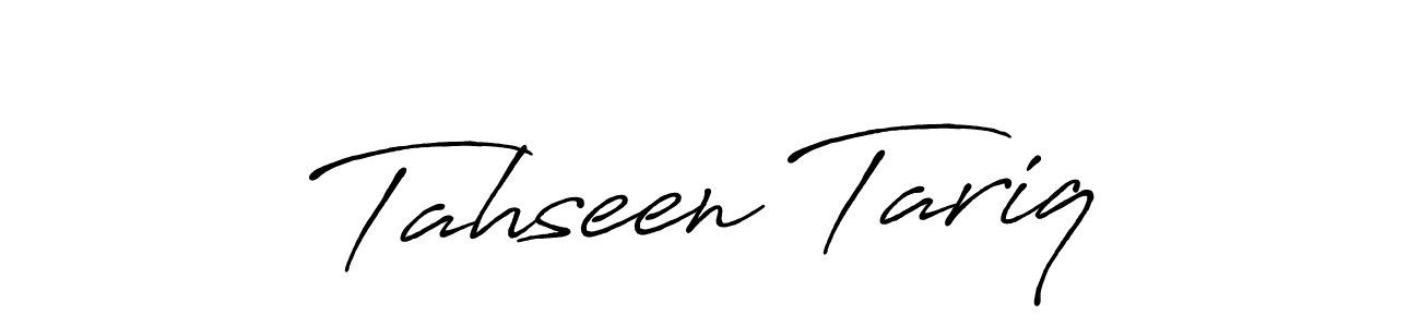 Similarly Antro_Vectra_Bolder is the best handwritten signature design. Signature creator online .You can use it as an online autograph creator for name Tahseen Tariq. Tahseen Tariq signature style 7 images and pictures png