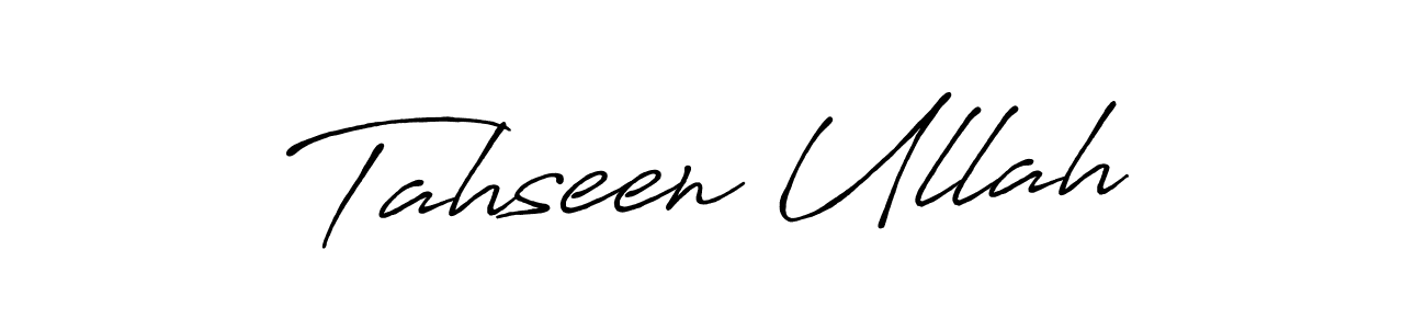 It looks lik you need a new signature style for name Tahseen Ullah. Design unique handwritten (Antro_Vectra_Bolder) signature with our free signature maker in just a few clicks. Tahseen Ullah signature style 7 images and pictures png