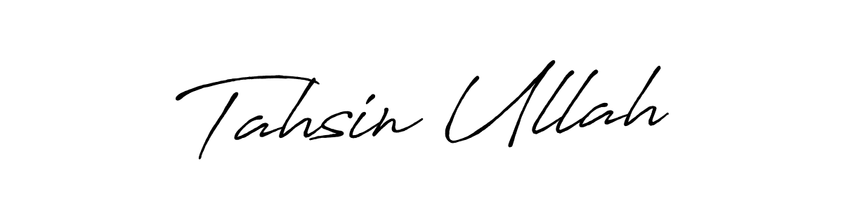 Also You can easily find your signature by using the search form. We will create Tahsin Ullah name handwritten signature images for you free of cost using Antro_Vectra_Bolder sign style. Tahsin Ullah signature style 7 images and pictures png