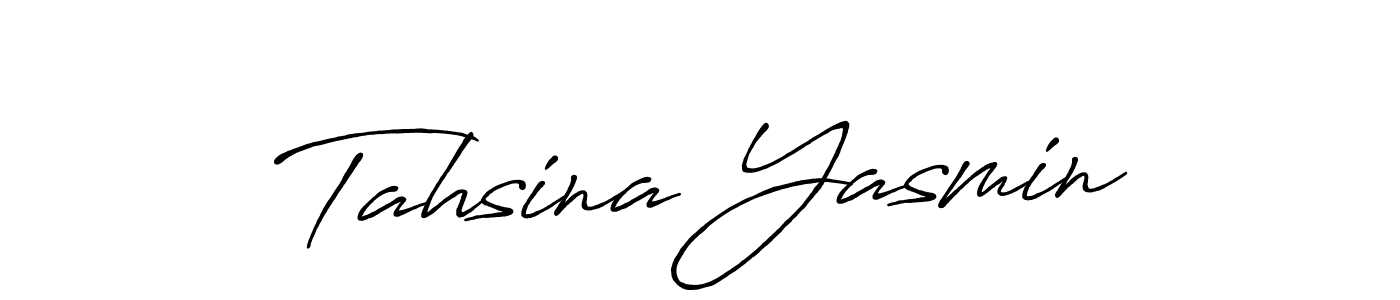 It looks lik you need a new signature style for name Tahsina Yasmin. Design unique handwritten (Antro_Vectra_Bolder) signature with our free signature maker in just a few clicks. Tahsina Yasmin signature style 7 images and pictures png