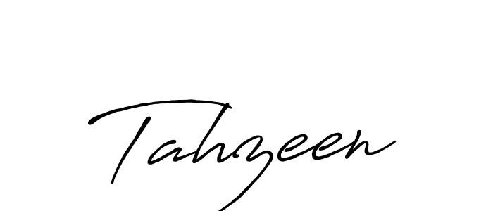 Create a beautiful signature design for name Tahzeen. With this signature (Antro_Vectra_Bolder) fonts, you can make a handwritten signature for free. Tahzeen signature style 7 images and pictures png