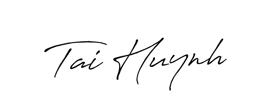 How to make Tai Huynh name signature. Use Antro_Vectra_Bolder style for creating short signs online. This is the latest handwritten sign. Tai Huynh signature style 7 images and pictures png