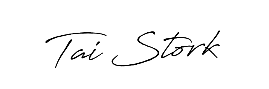 You should practise on your own different ways (Antro_Vectra_Bolder) to write your name (Tai Stork) in signature. don't let someone else do it for you. Tai Stork signature style 7 images and pictures png