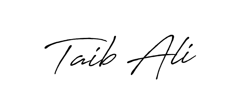 Also You can easily find your signature by using the search form. We will create Taib Ali name handwritten signature images for you free of cost using Antro_Vectra_Bolder sign style. Taib Ali signature style 7 images and pictures png