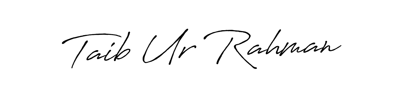 Also You can easily find your signature by using the search form. We will create Taib Ur Rahman name handwritten signature images for you free of cost using Antro_Vectra_Bolder sign style. Taib Ur Rahman signature style 7 images and pictures png