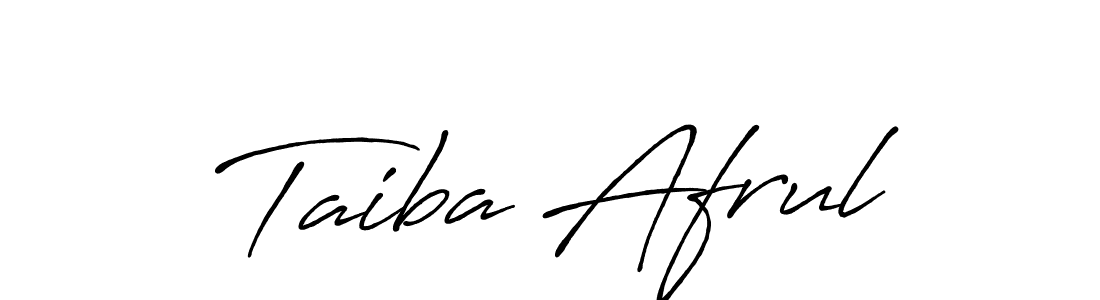 Antro_Vectra_Bolder is a professional signature style that is perfect for those who want to add a touch of class to their signature. It is also a great choice for those who want to make their signature more unique. Get Taiba Afrul name to fancy signature for free. Taiba Afrul signature style 7 images and pictures png