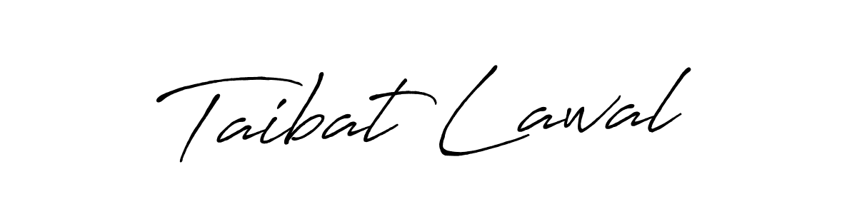 Also You can easily find your signature by using the search form. We will create Taibat Lawal name handwritten signature images for you free of cost using Antro_Vectra_Bolder sign style. Taibat Lawal signature style 7 images and pictures png