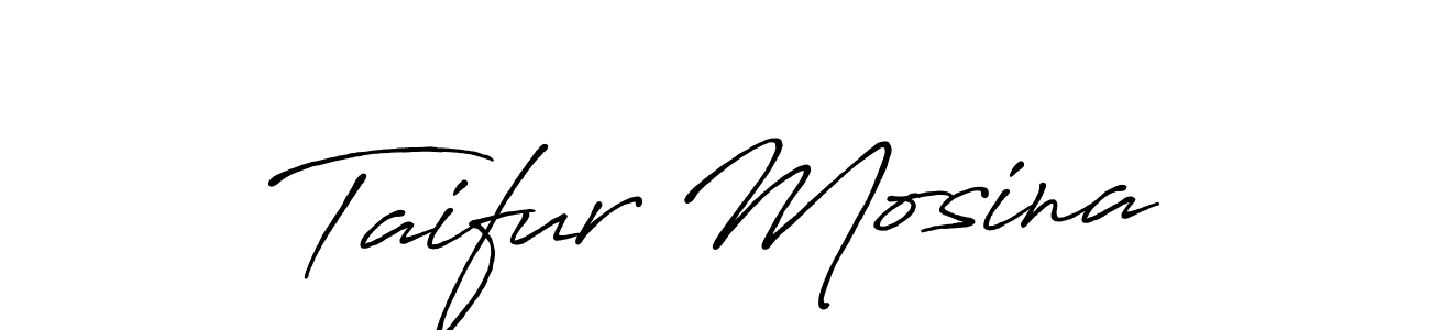 You can use this online signature creator to create a handwritten signature for the name Taifur Mosina. This is the best online autograph maker. Taifur Mosina signature style 7 images and pictures png