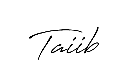 How to make Taiib signature? Antro_Vectra_Bolder is a professional autograph style. Create handwritten signature for Taiib name. Taiib signature style 7 images and pictures png