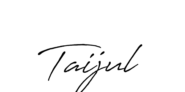 Antro_Vectra_Bolder is a professional signature style that is perfect for those who want to add a touch of class to their signature. It is also a great choice for those who want to make their signature more unique. Get Taijul name to fancy signature for free. Taijul signature style 7 images and pictures png