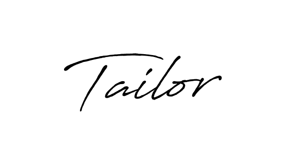 Create a beautiful signature design for name Tailor. With this signature (Antro_Vectra_Bolder) fonts, you can make a handwritten signature for free. Tailor signature style 7 images and pictures png