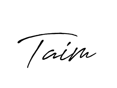 Once you've used our free online signature maker to create your best signature Antro_Vectra_Bolder style, it's time to enjoy all of the benefits that Taim name signing documents. Taim signature style 7 images and pictures png