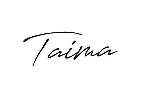 You should practise on your own different ways (Antro_Vectra_Bolder) to write your name (Taima) in signature. don't let someone else do it for you. Taima signature style 7 images and pictures png