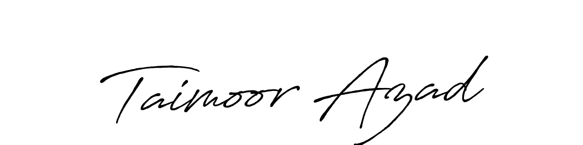 You should practise on your own different ways (Antro_Vectra_Bolder) to write your name (Taimoor Azad) in signature. don't let someone else do it for you. Taimoor Azad signature style 7 images and pictures png