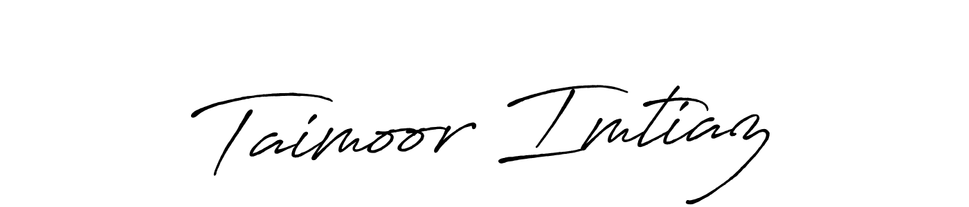 This is the best signature style for the Taimoor Imtiaz name. Also you like these signature font (Antro_Vectra_Bolder). Mix name signature. Taimoor Imtiaz signature style 7 images and pictures png