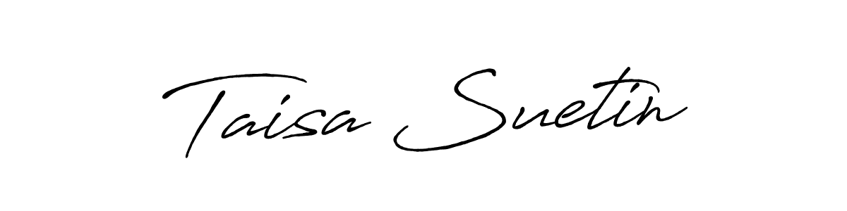 if you are searching for the best signature style for your name Taisa Suetin. so please give up your signature search. here we have designed multiple signature styles  using Antro_Vectra_Bolder. Taisa Suetin signature style 7 images and pictures png