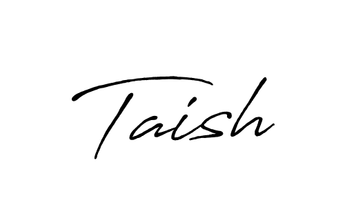 Also You can easily find your signature by using the search form. We will create Taish name handwritten signature images for you free of cost using Antro_Vectra_Bolder sign style. Taish signature style 7 images and pictures png