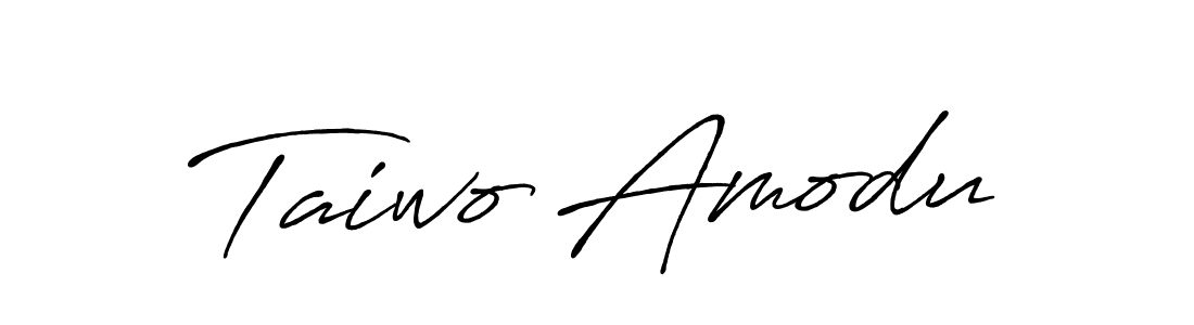 Taiwo Amodu stylish signature style. Best Handwritten Sign (Antro_Vectra_Bolder) for my name. Handwritten Signature Collection Ideas for my name Taiwo Amodu. Taiwo Amodu signature style 7 images and pictures png