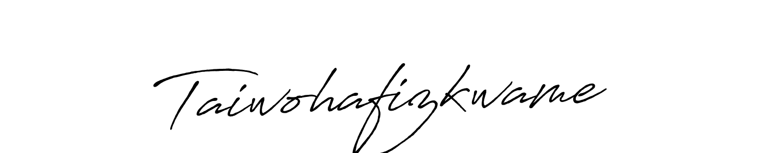 Taiwohafizkwame stylish signature style. Best Handwritten Sign (Antro_Vectra_Bolder) for my name. Handwritten Signature Collection Ideas for my name Taiwohafizkwame. Taiwohafizkwame signature style 7 images and pictures png