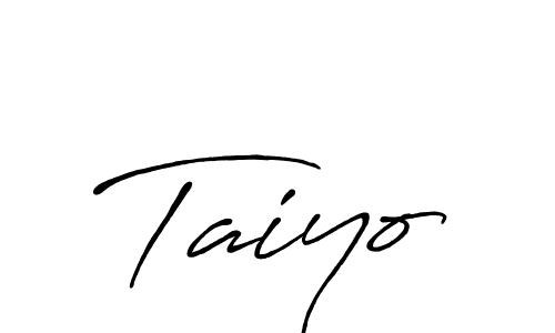 Antro_Vectra_Bolder is a professional signature style that is perfect for those who want to add a touch of class to their signature. It is also a great choice for those who want to make their signature more unique. Get Taiyo name to fancy signature for free. Taiyo signature style 7 images and pictures png