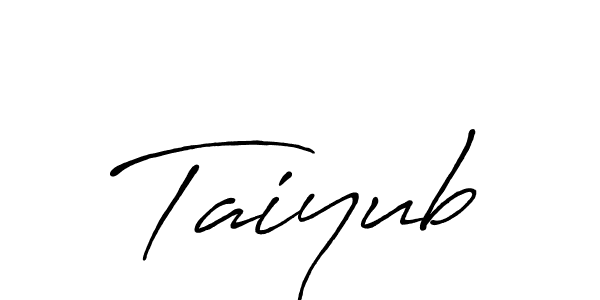 Similarly Antro_Vectra_Bolder is the best handwritten signature design. Signature creator online .You can use it as an online autograph creator for name Taiyub. Taiyub signature style 7 images and pictures png