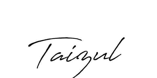 Antro_Vectra_Bolder is a professional signature style that is perfect for those who want to add a touch of class to their signature. It is also a great choice for those who want to make their signature more unique. Get Taizul name to fancy signature for free. Taizul signature style 7 images and pictures png