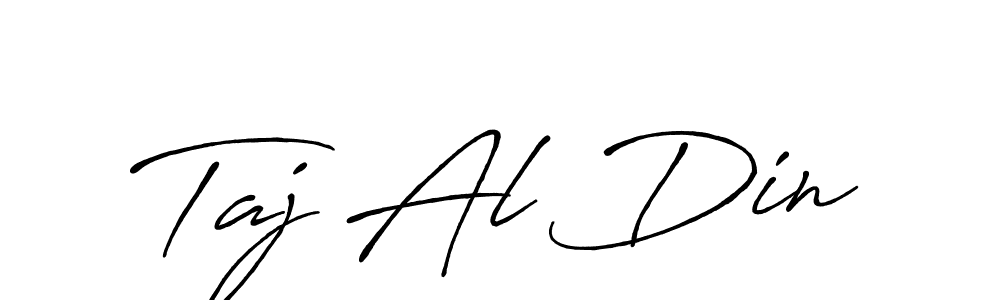 Also we have Taj Al Din name is the best signature style. Create professional handwritten signature collection using Antro_Vectra_Bolder autograph style. Taj Al Din signature style 7 images and pictures png