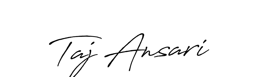 Once you've used our free online signature maker to create your best signature Antro_Vectra_Bolder style, it's time to enjoy all of the benefits that Taj Ansari name signing documents. Taj Ansari signature style 7 images and pictures png