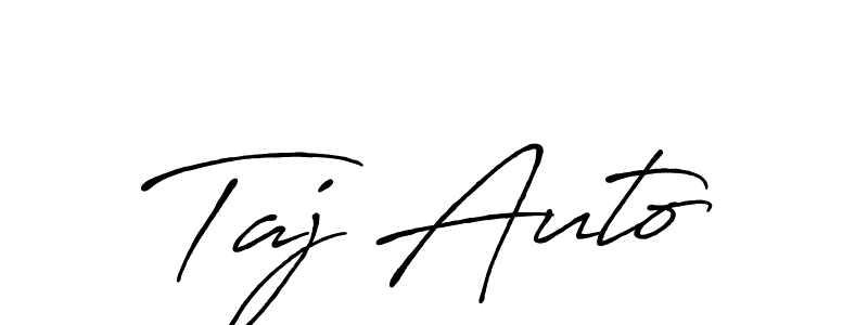 Also You can easily find your signature by using the search form. We will create Taj Auto name handwritten signature images for you free of cost using Antro_Vectra_Bolder sign style. Taj Auto signature style 7 images and pictures png