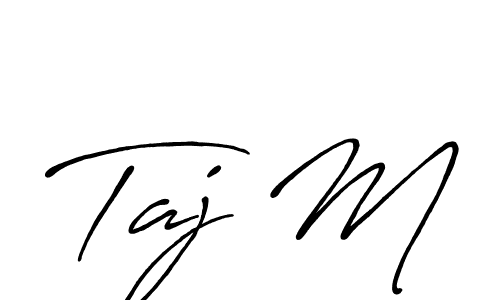 How to Draw Taj M signature style? Antro_Vectra_Bolder is a latest design signature styles for name Taj M. Taj M signature style 7 images and pictures png