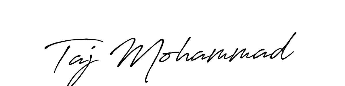 Antro_Vectra_Bolder is a professional signature style that is perfect for those who want to add a touch of class to their signature. It is also a great choice for those who want to make their signature more unique. Get Taj Mohammad name to fancy signature for free. Taj Mohammad signature style 7 images and pictures png
