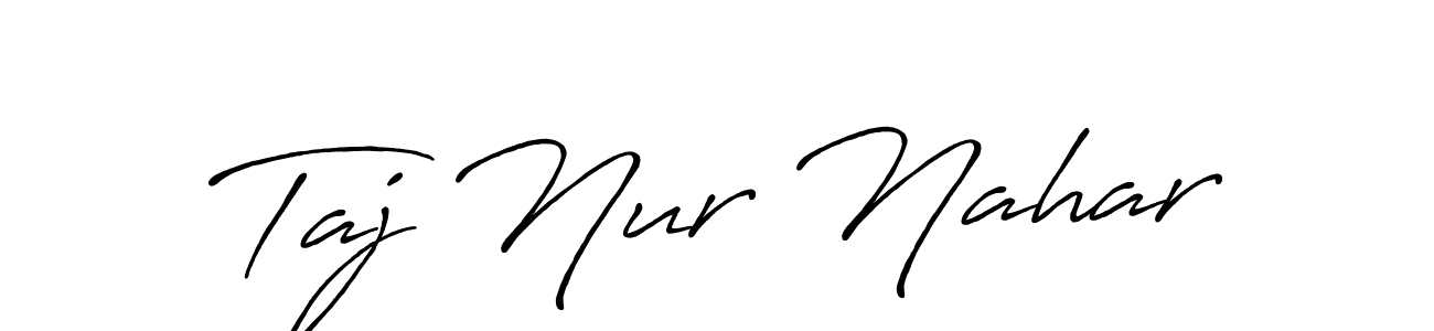 Check out images of Autograph of Taj Nur Nahar name. Actor Taj Nur Nahar Signature Style. Antro_Vectra_Bolder is a professional sign style online. Taj Nur Nahar signature style 7 images and pictures png