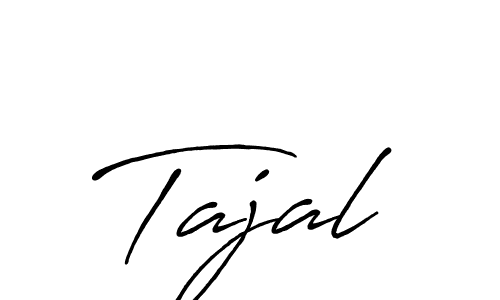 How to make Tajal signature? Antro_Vectra_Bolder is a professional autograph style. Create handwritten signature for Tajal name. Tajal signature style 7 images and pictures png