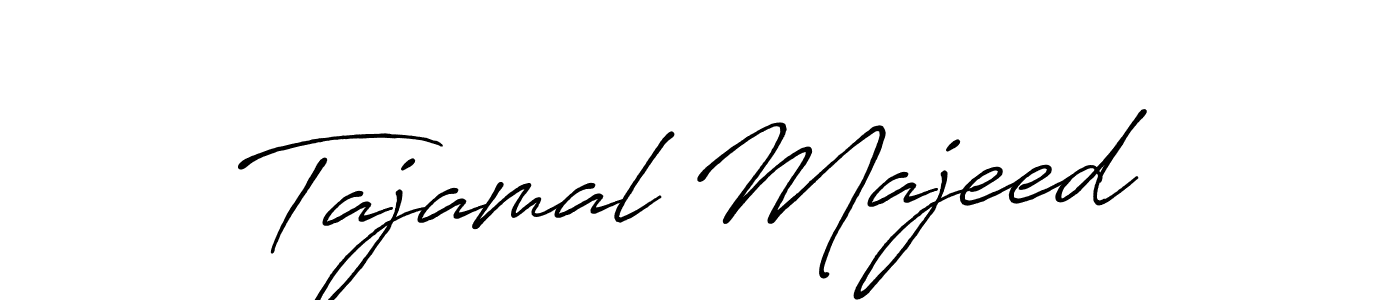 Antro_Vectra_Bolder is a professional signature style that is perfect for those who want to add a touch of class to their signature. It is also a great choice for those who want to make their signature more unique. Get Tajamal Majeed name to fancy signature for free. Tajamal Majeed signature style 7 images and pictures png